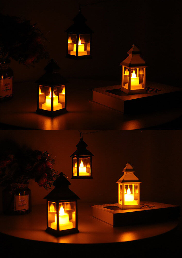 Flame Lantern String Lights For Haunted Ambience