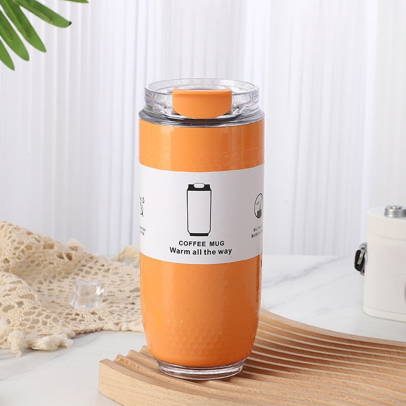 Isolierter Kaffeebecher für bunte Schlucke  