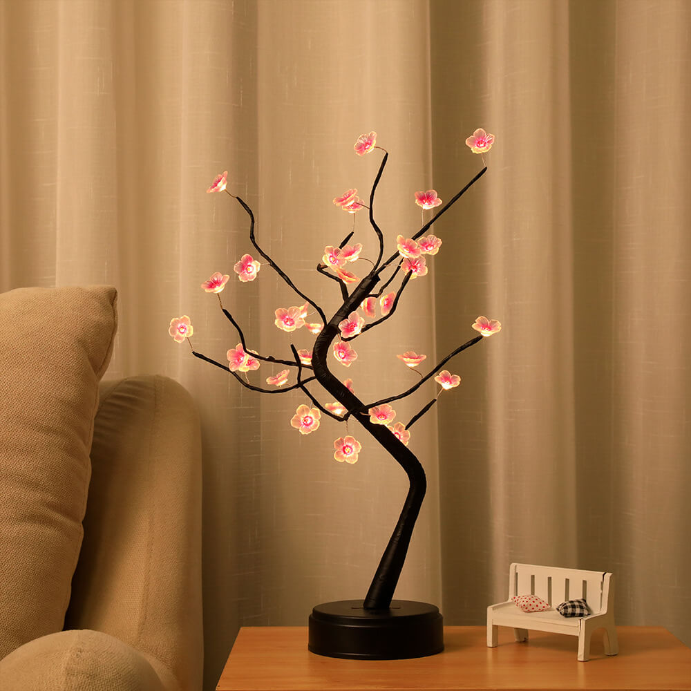 Plum Blossom Bonsai Lamp For Poetic Glow
