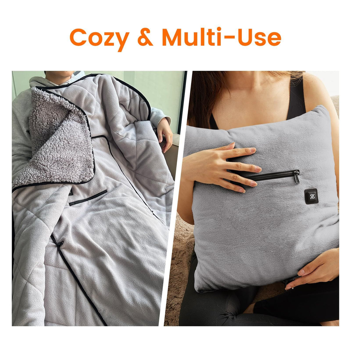 Heated Snuggle Blanket for Cozy Evenings