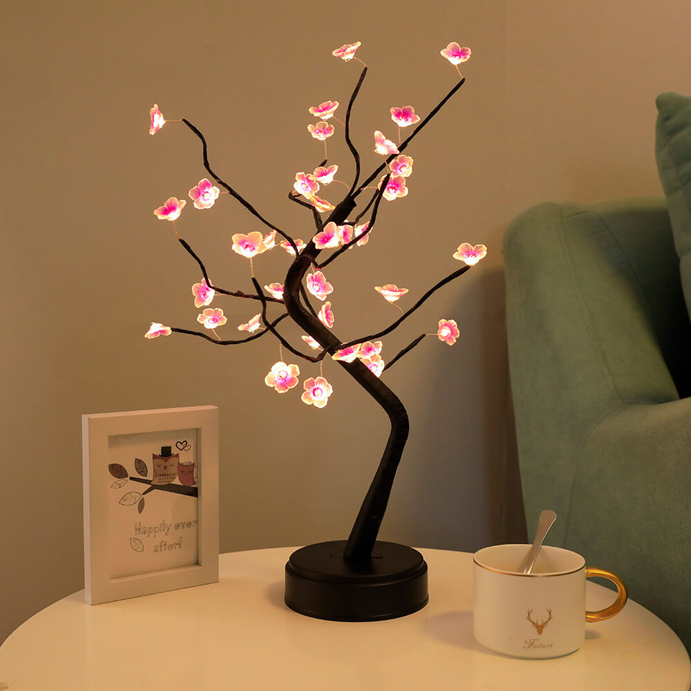 Plum Blossom Bonsai Lamp For Poetic Glow