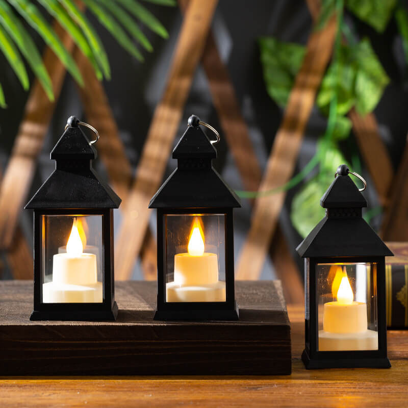 Flame Lantern String Lights For Haunted Ambience