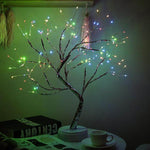 Copper Wire Table Lamp With Sculptural Glow