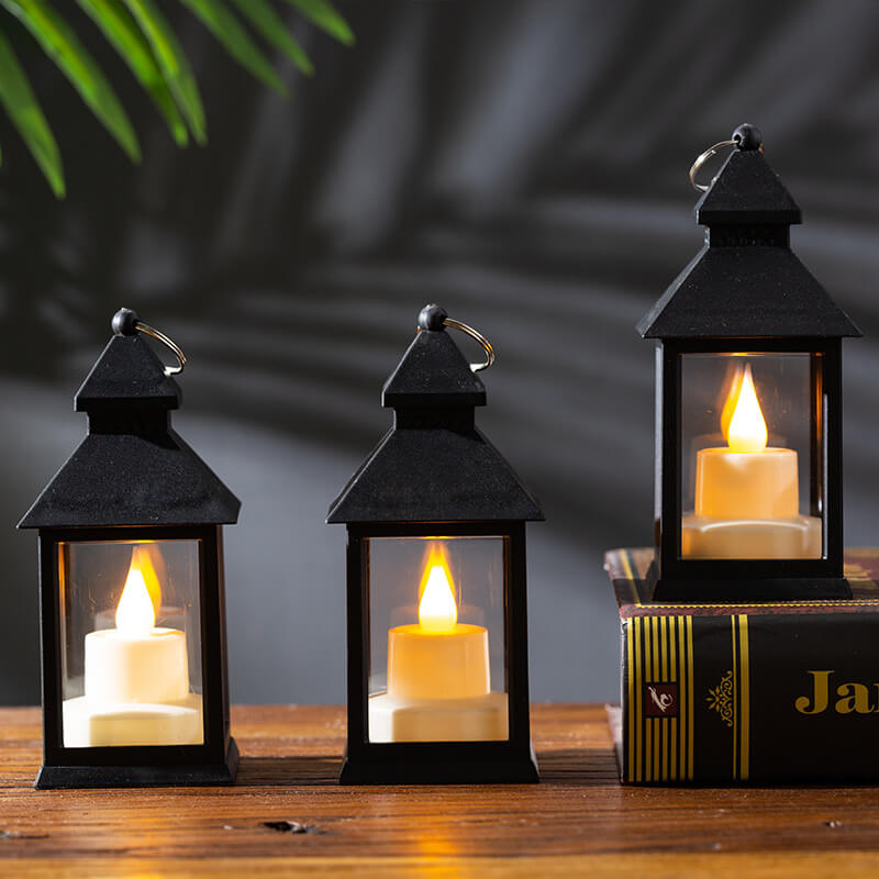 Flame Lantern String Lights For Haunted Ambience