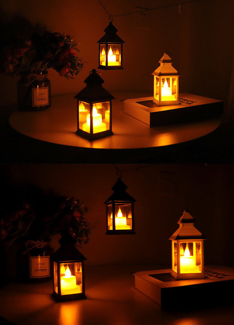 Flame Lantern String Lights For Haunted Ambience