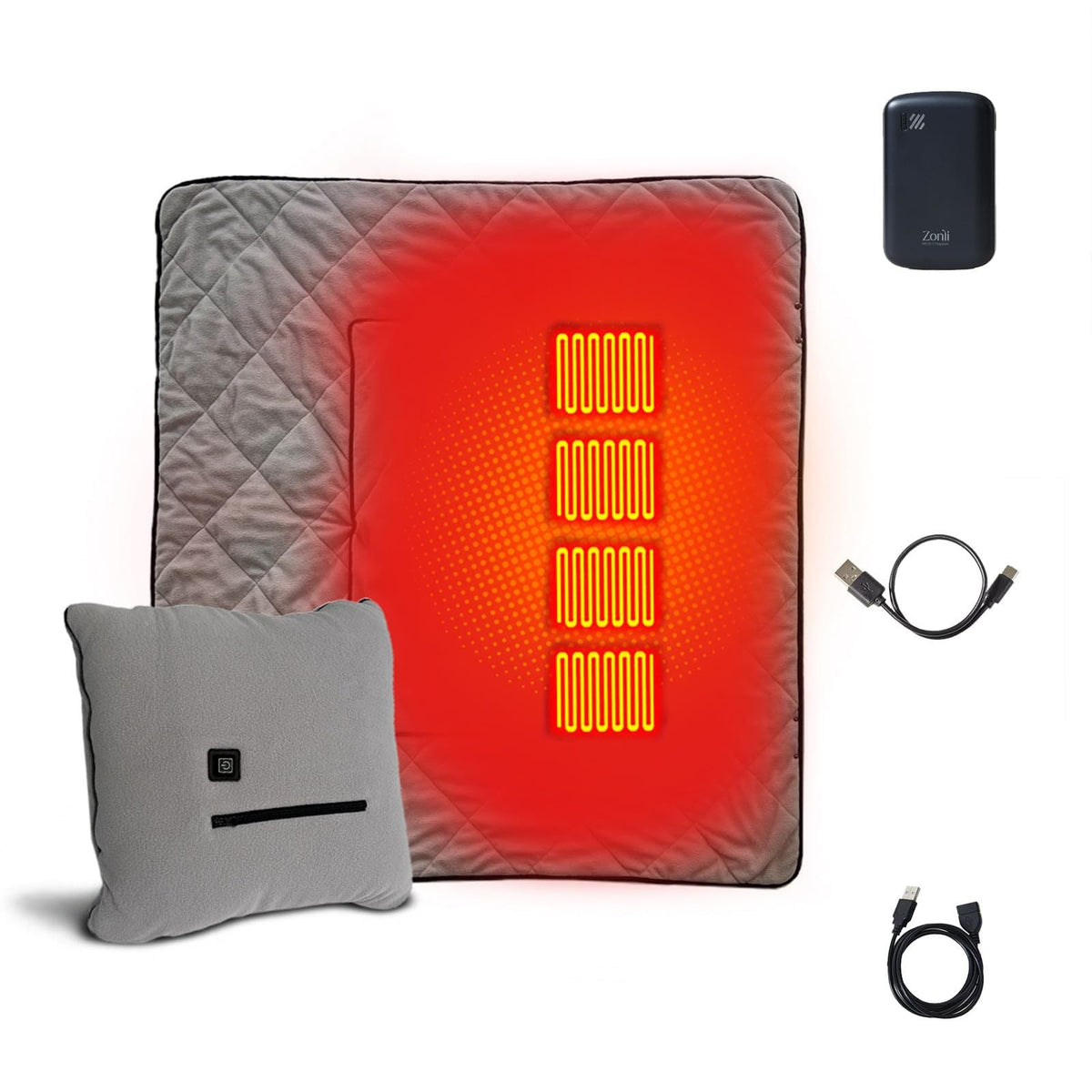 Heated Snuggle Blanket for Cozy Evenings