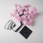Lampada da Tavolo Albero di Rose per un Bagliore Floreale Morbido
