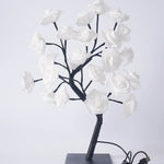 Lampada da Tavolo Albero di Rose per un Bagliore Floreale Morbido