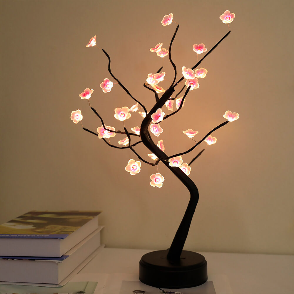 Plum Blossom Bonsai Lamp For Poetic Glow