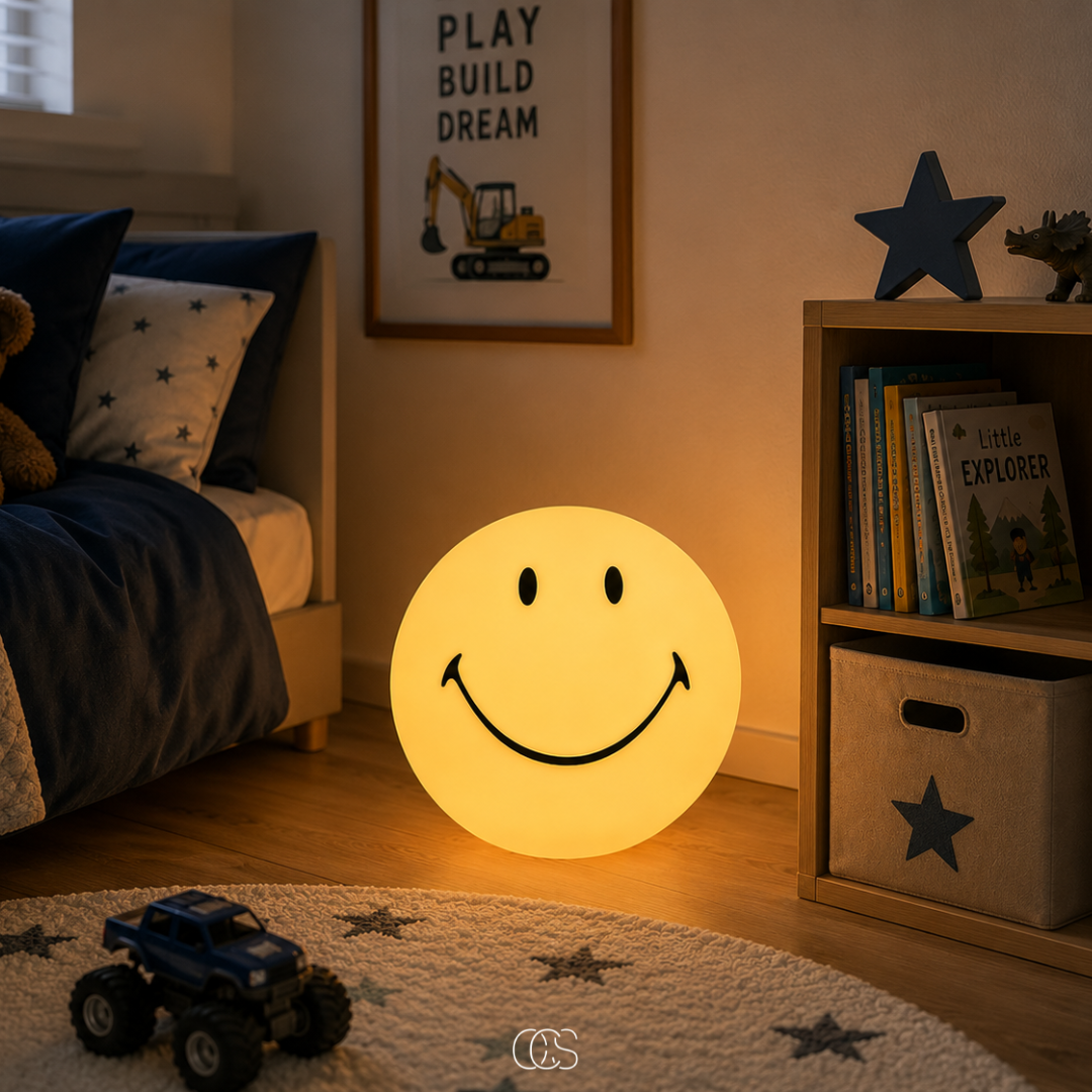 Lampe enfant Smiley pour une lueur joyeuse