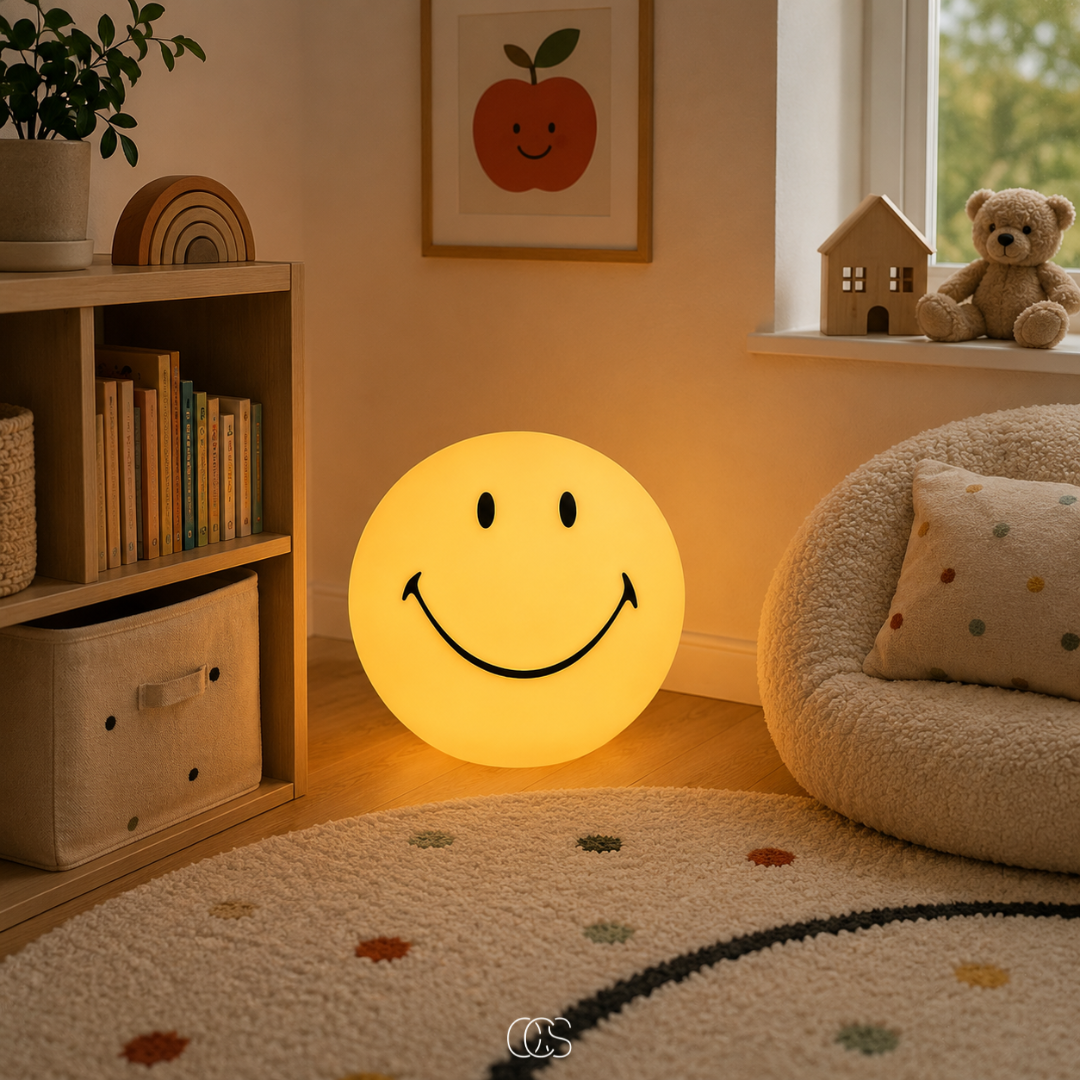 Lampe enfant Smiley pour une lueur joyeuse