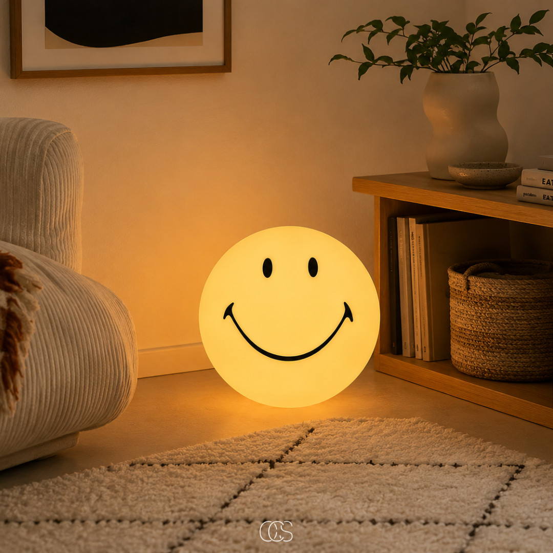 Lampe enfant Smiley pour une lueur joyeuse