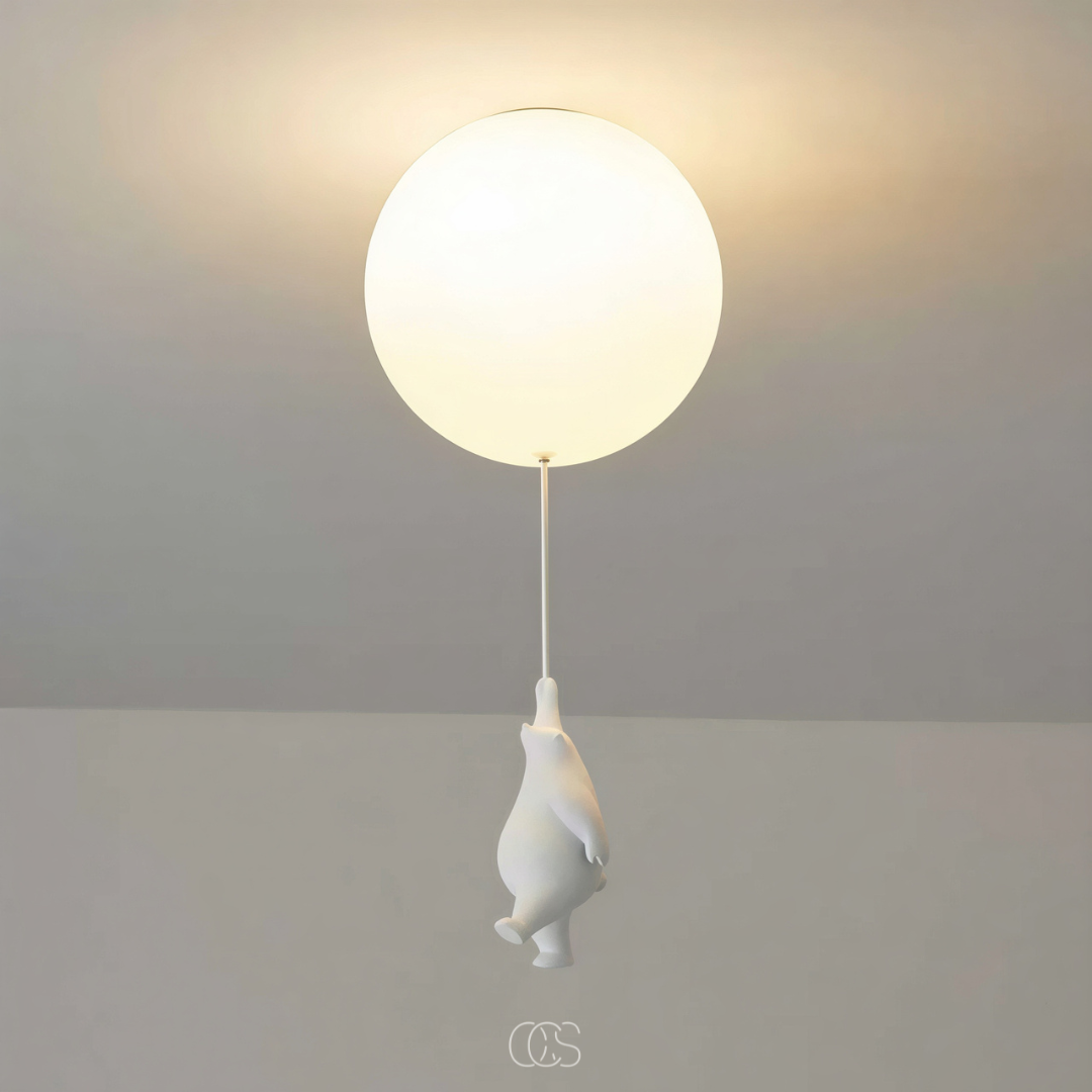 Bamboo Balloon Ceiling Lamp for Kids