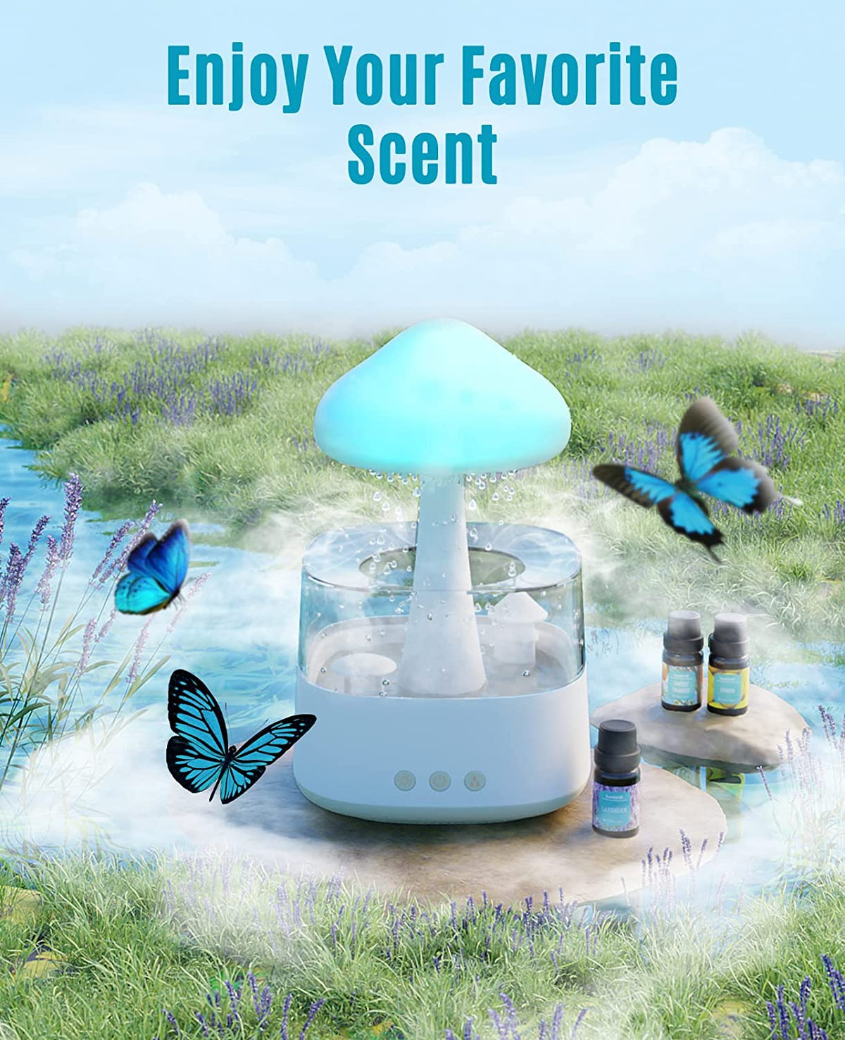 Rain Cloud Diffuser For Calming Ambience