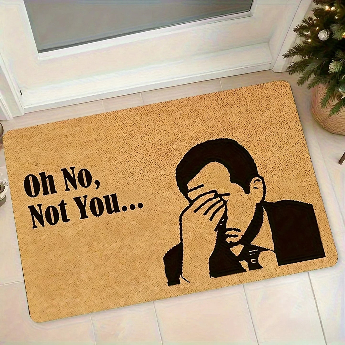 Not So Welcoming Door Mat