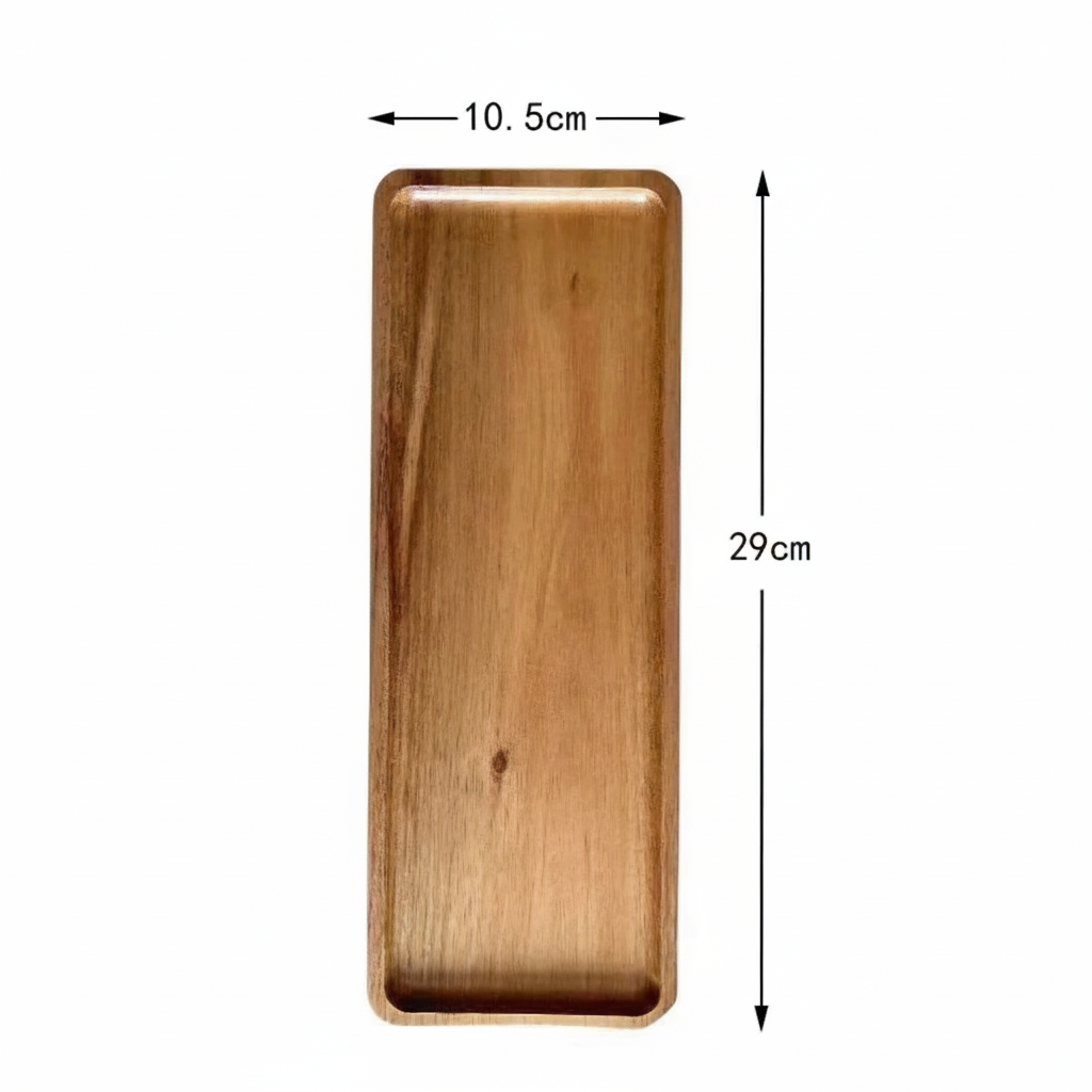 Plateau en bois fait main – Centre de table saisissant  