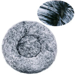 Rundes Hundebett Winterwarm Katzenbett Plüschkorb für Hunde, waschbares Haustierbett für kleine, mittlere und große Hunde, Sofa für Katzen