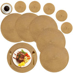 Sets de table tissés en tissu (lot de 6 pièces)