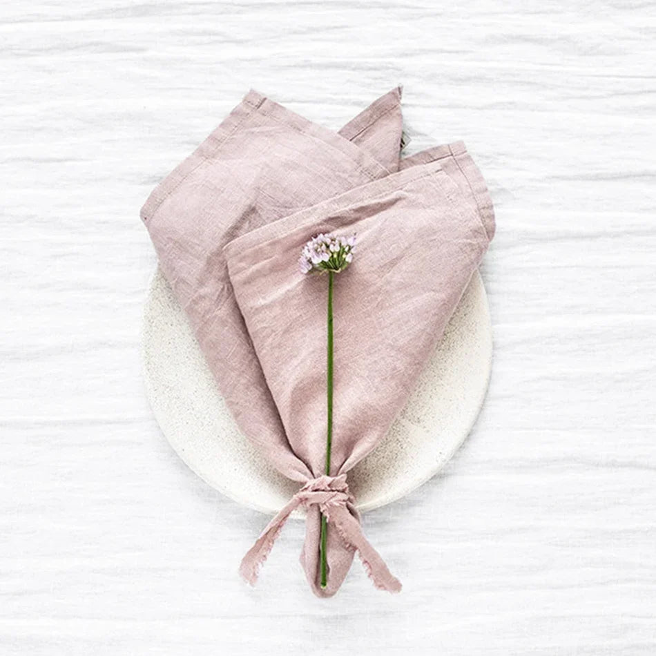 Serviettes en lin pur (lot de 4)