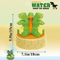 Water Sprinkler for Kids Outdoor Play Fun Summer Dinosaur Water Toys for Toddler Kids Outside Yard Activities Summer