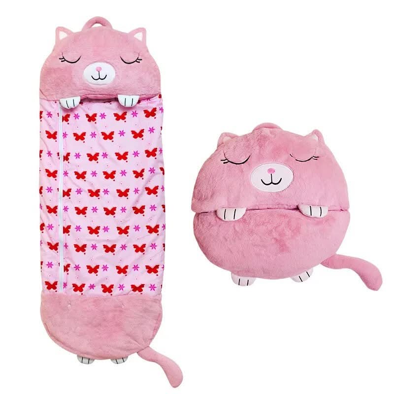 Sacco a Pelo 2-in-1 con Peluche per Avventure Accoglienti