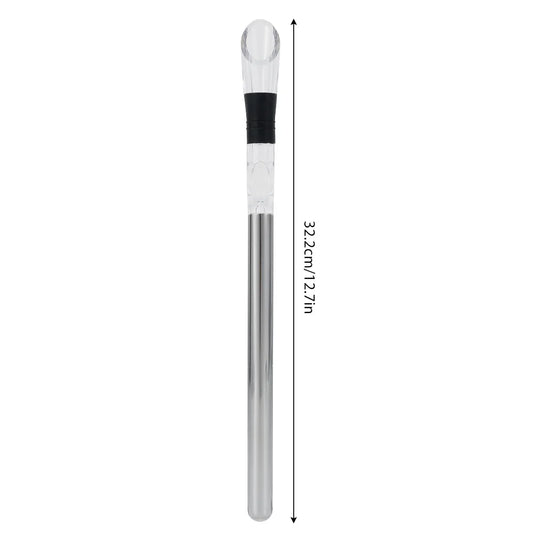 Wine Bottle Cooling Cooler Ice Chill Rod Stick Stainless Steel Aerator Pourer Stopper Beer Beverage Frozen Stick for Bar Tool