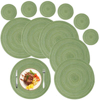 Fabric Woven Placemats (6-Piece Set)