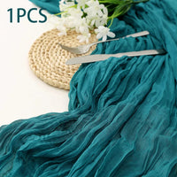 Semi-Sheer Gauze Table Runner