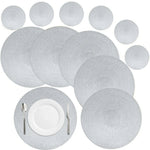 Sets de table tissés en tissu (lot de 6 pièces)