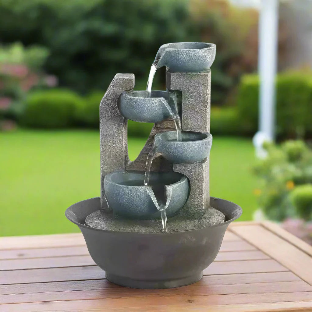 Minimalist Indoor Waterfall Fountain for Serene Spaces