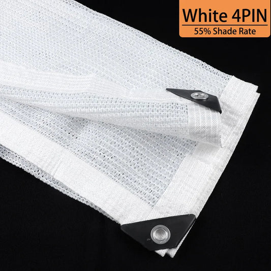 White HDPE Anti-UV Sun Shade Net – Garden Canopy