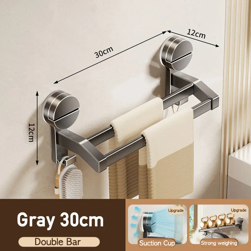 Suction Cup Bathroom Bath Towel Holder