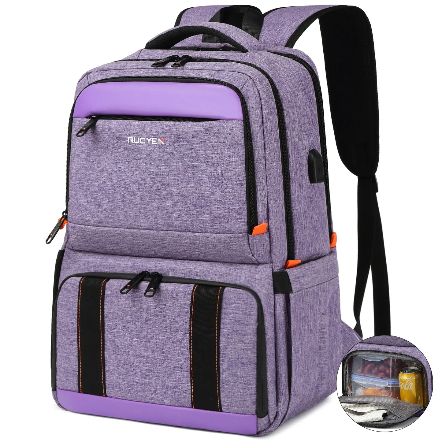 Insulated Cooler Lunch Backpack - Large Capacity