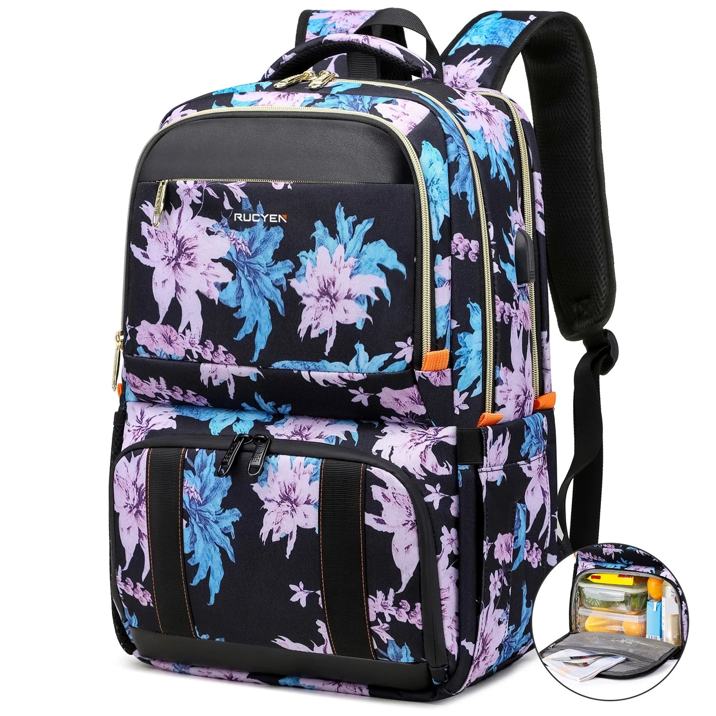 Insulated Cooler Lunch Backpack - Large Capacity
