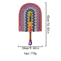 Seagrass Woven Wall Hanging Decor Fan