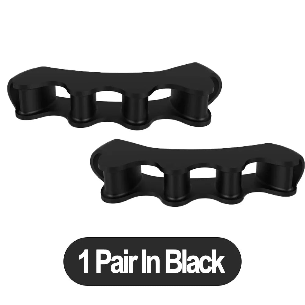 Silicone Toe Separators Correcting Bunions and Restoring Toes Toe Spreaders Toe Straightener for Overlapping Toes Foot Care Tool