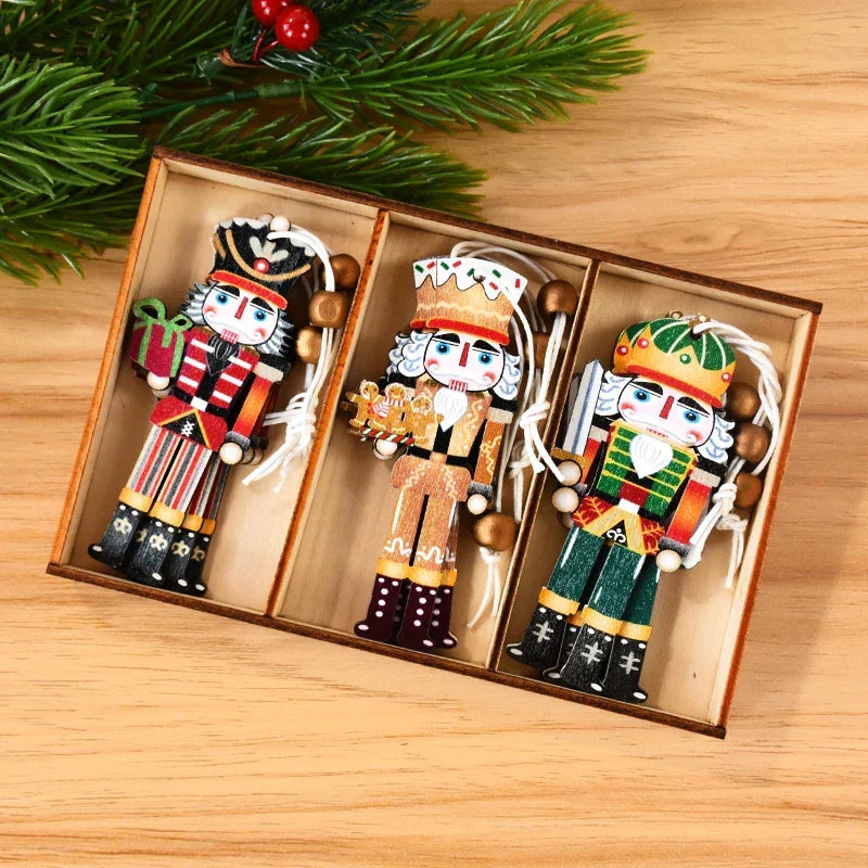 Christmas Soldier Table Ornaments With Festive Character