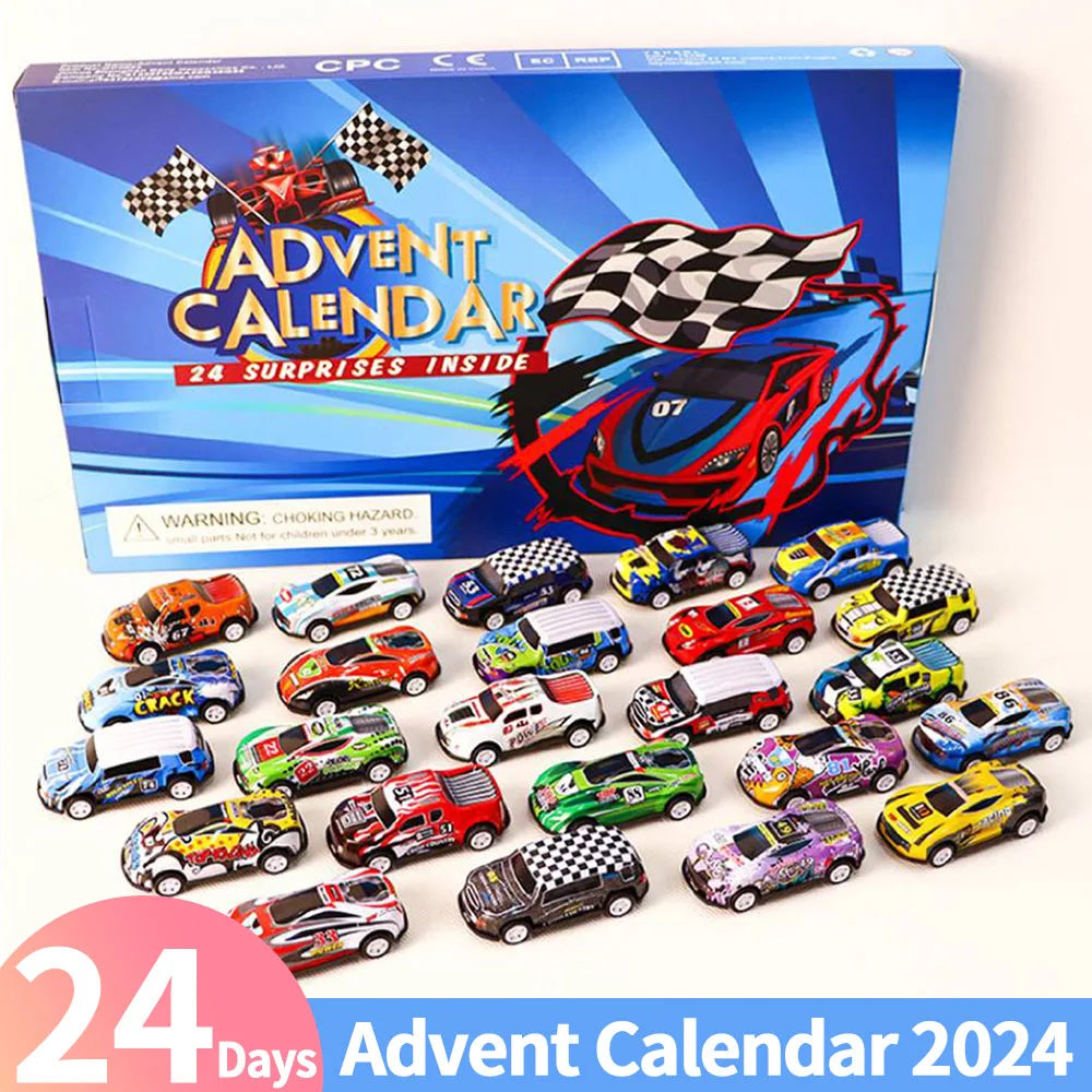 Calendario dell'Avvento Macchinina di Natale per Divertimento Festivo