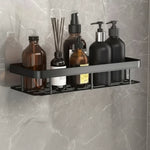 Adhesive Bathroom Shelf for Drill-Free Style