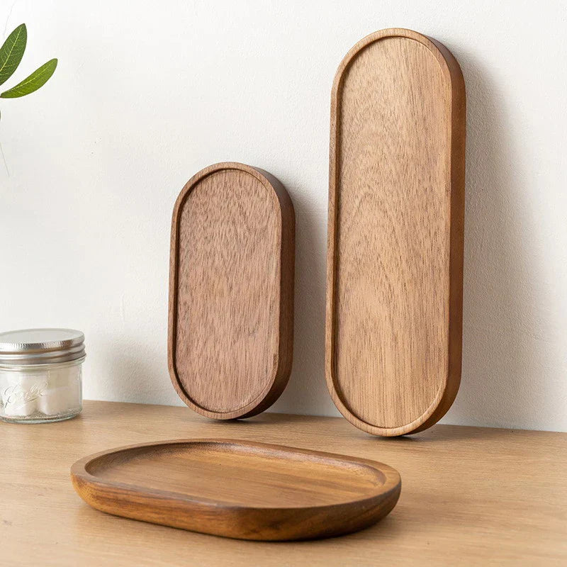 Plateau en bois fait main – Centre de table saisissant  