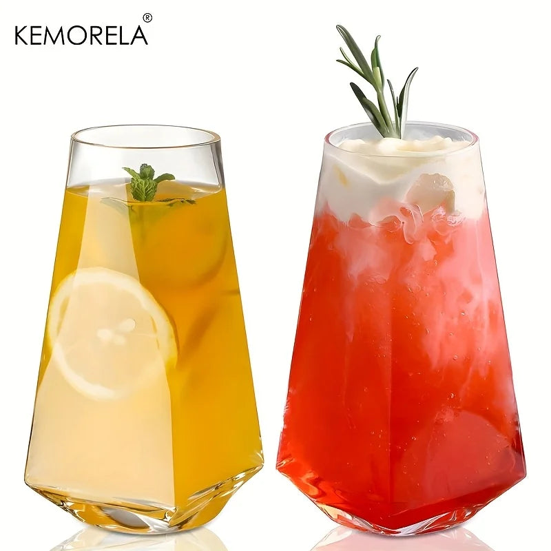 Geometrische Kristall Highball Gläser  