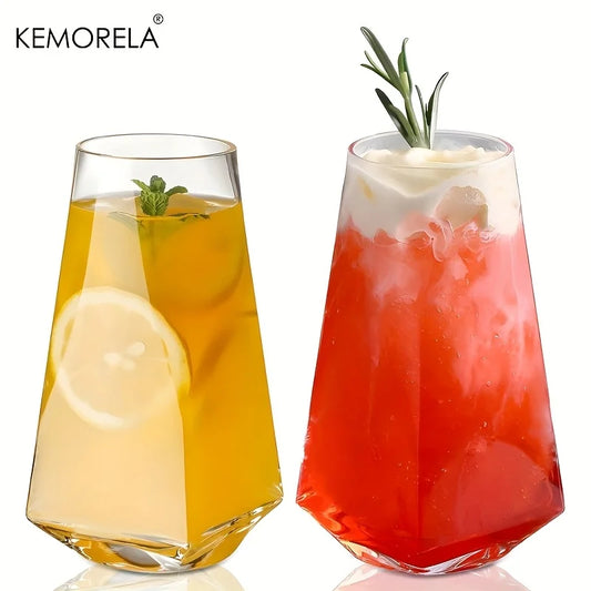 Geometrical Crystal Highball Glasses