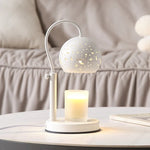 Celestial Candle Warmer Lamp With Starry Glow