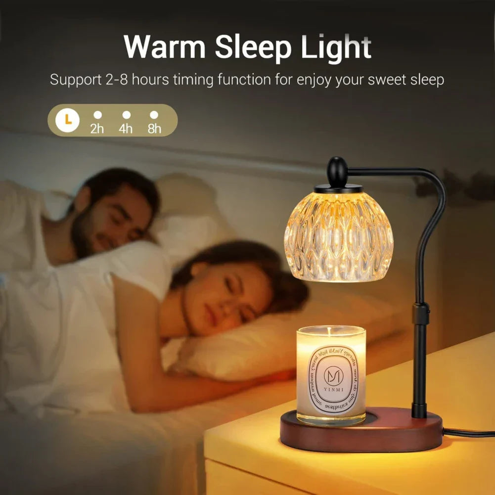 Adjustable Candle Warmer Lamp For Cozy Ambience