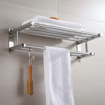 Stainless Steel Towel Storage for Clutter-Free Style