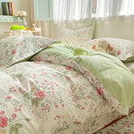 Floral Cotton Duvet Cover Set