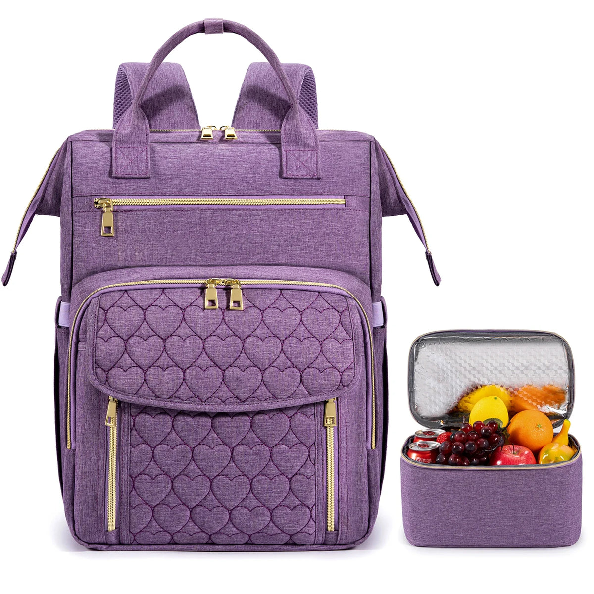 Insulated Cooler Lunch Backpack - Large Capacity