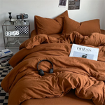 4-Piece Brushed Bedding Set | Soft Duvet Cover & Bed Sheet Set