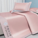 Ice Silk Cool Mat Bed Sheet Set
