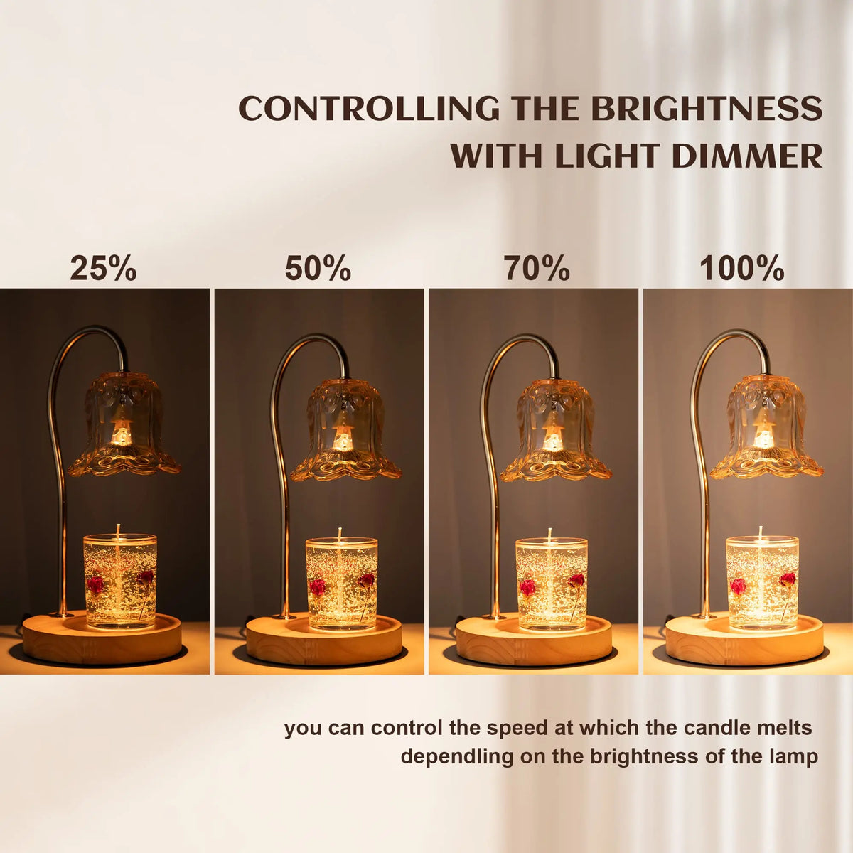 Wax Melter Candle Lamp For Ambient Glow